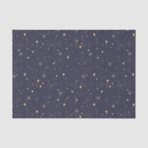 Kids Starry Night Sky Stars in Space Multicolor Tissue Paper