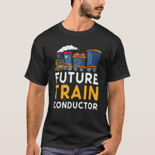 Kids Steam Engine For Toddlers Kids Future Train C T-Shirt