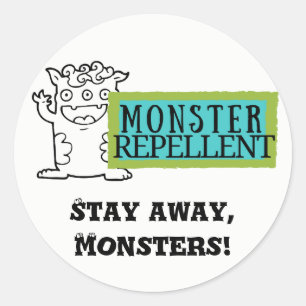 Kids Stickers - Monster Repellent
