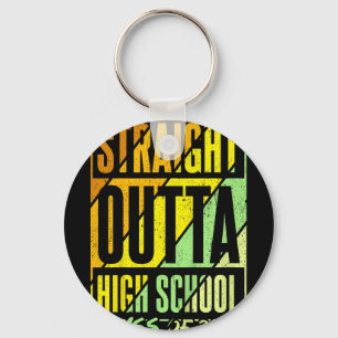 Kids straight outta high school class of 2023Kids Keychain