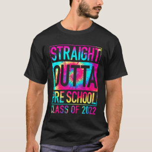 Kids Straight Outta Preschool Pre School Graduatio T-Shirt