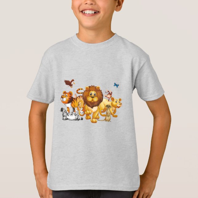 Kids T-Shirt Animal Friends (Front)