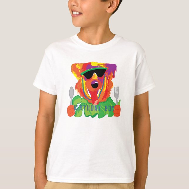Kid's T-Shirt Birthday Boy (Front)