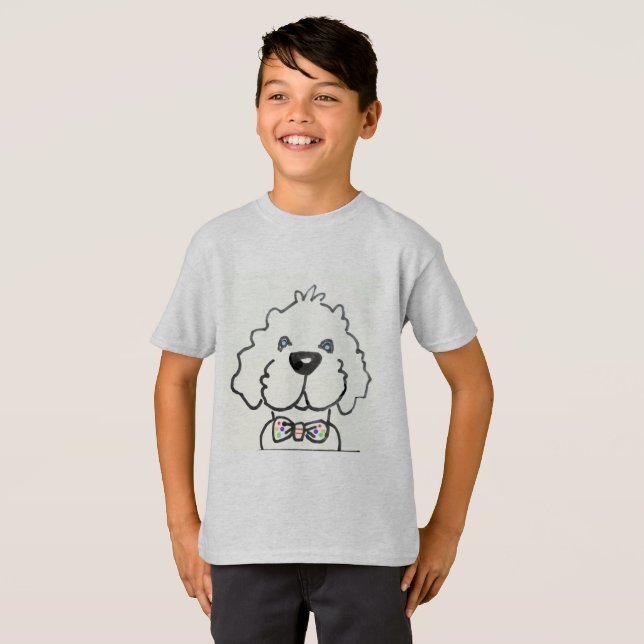 KID'S T-SHIRT - CARTOON PUPPY (Front Full)