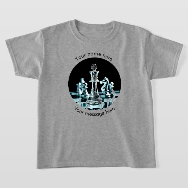 Kids' T-Shirt Chess (Laydown)