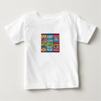 Kids T-shirt "Eat. Play. Sleep. Repeat"