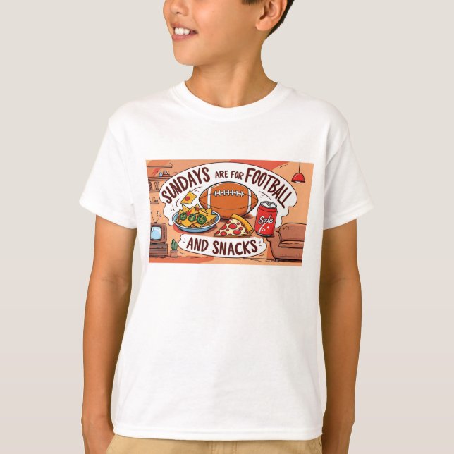 Kids T-shirt Football (Front)