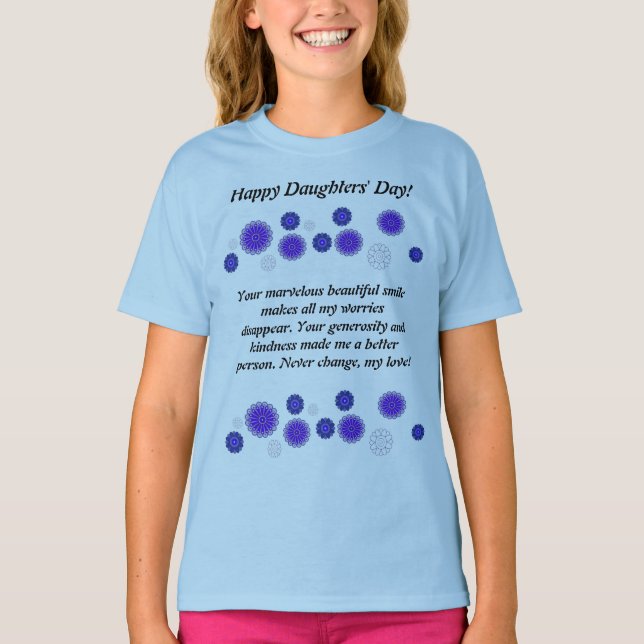 kids' T-Shirt for daughters day present (Front)