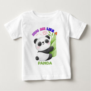 Kids' T-Shirt – Hug Me Like a Panda 🐼