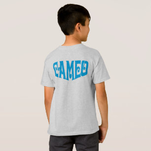 Kids T-shirt with Blue Cameo Logo