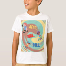 Kids' T-shirt with colorful design.