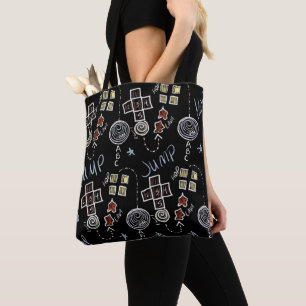 Kids Teacher Fun Recess Playground Chalkboard Room Tote Bag