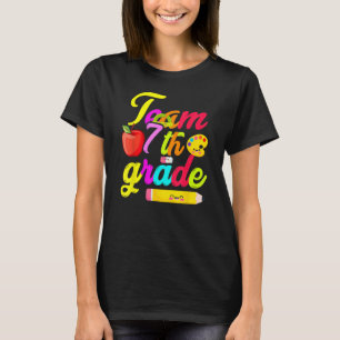 Kids Team 7th Grade Teacher Student Back To Schoo T-Shirt