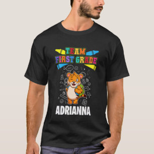Kids Team First Grade Adrianna Personalized T-Shirt