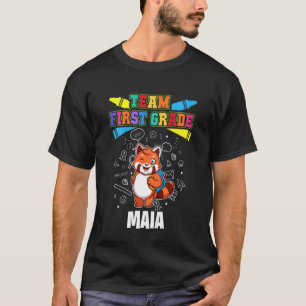 Kids Team First Grade Maia Personalized T-Shirt