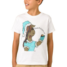 Kid's "Team Sufganiyot" Kayla Horse T-Shirt