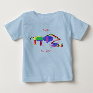 Kids Tee Daddy luvs me (Front DesignOnly)