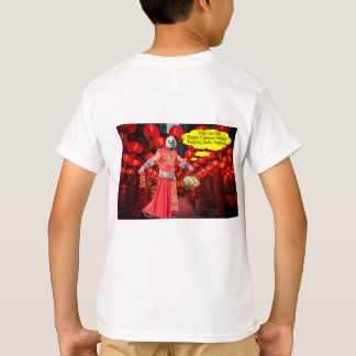 kids tee.  Happy Chinese New Year.  panda/man T-Shirt
