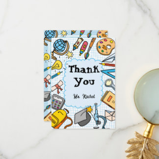 Kids  thank you card