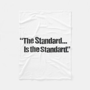 Kids the Standard Is The Standard' Pittsburgh Foot Fleece Blanket
