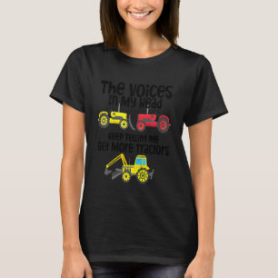 Kids The Voices In My Head Keep Telling Me Get Mor T-Shirt