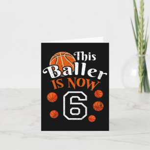 Kids This Byller Is Now 6 Fun Bysketbyll Player 6t Card