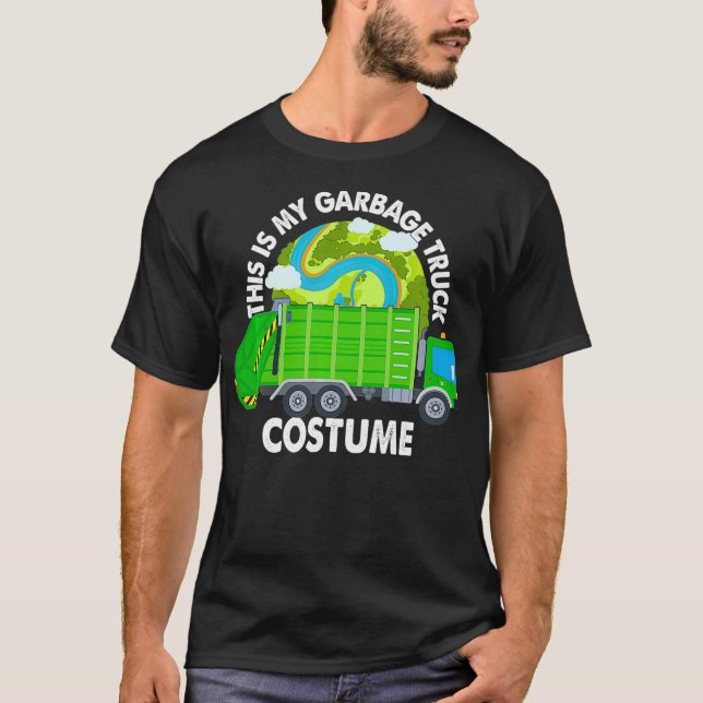 Kids This Is My Garbage Truck Costume Recycling Wa T-Shirt (Front)