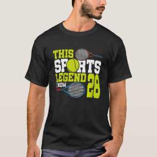 Kids This Sports Legend Is Now 28 Tennis 28th Birt T-Shirt