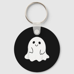 Kids Toddler Halloween Boo Ghost With A Bow Girls Keychain
