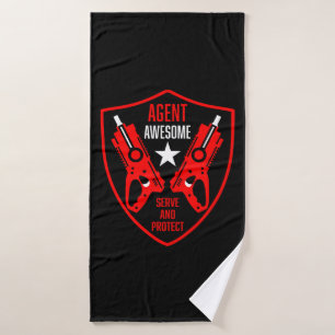 Kids Toy Dart Gun Battle Bath Towel