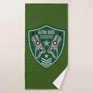Kids Toy Dart Gun Battle Bath Towel