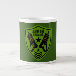 Kids Toy Dart Gun Battle Large Coffee Mug