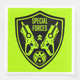 Kids Toy Dart Gun Battle Napkin