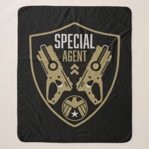 Kids Toy Dart Gun Battle Sherpa Blanket