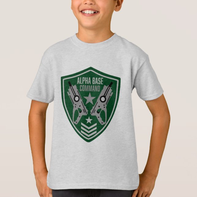 Kids Toy Dart Gun Battle T-Shirt (Front)