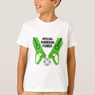 Kids Toy Gun Battle Christmas And Birthday T-Shirt