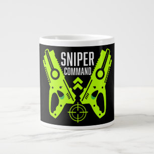 Kids Toy Gun Battle Christmas Large Coffee Mug