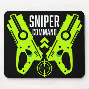 Kids Toy Gun Battle Christmas Mouse Pad