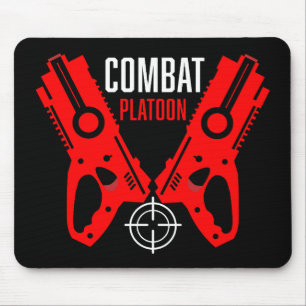 Kids Toy Gun Battle Christmas Mouse Pad