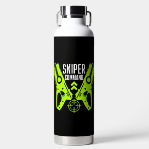 Kids Toy Gun Battle Christmas Water Bottle