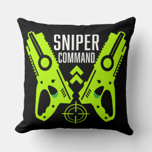 Kids Toy Gun Battle Gift Throw Pillow