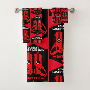 Kids Toy Gun Combat Mission Kids Bath Towel Set