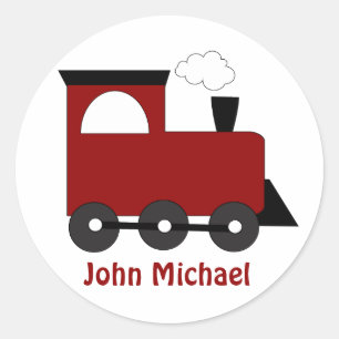 Kids Train  Birthday  Stickers