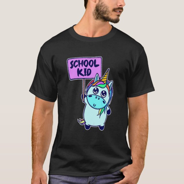 Kids Trendy Statement School Class Students Learni T-Shirt (Front)