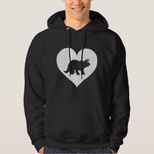 Kids Triceratops Lover Girls Boys Youth Hoodie