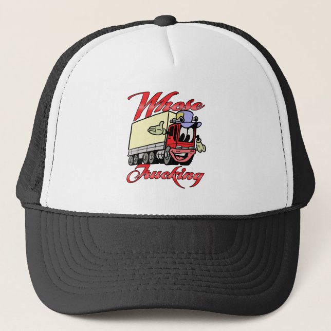 Kids Trucking Trucker Hat (Front)