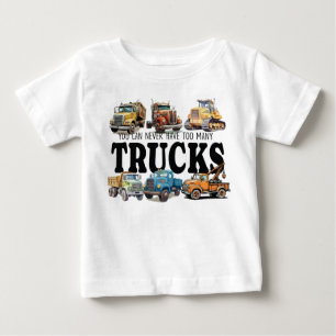 Kids Trucks Shirt, Shirt for Boys, Gift for Kids, 