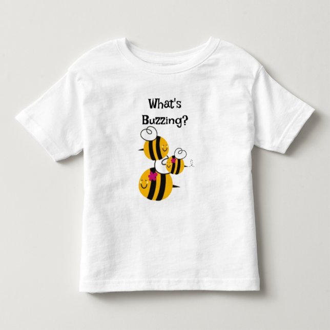 Kid's Tshirt Bumble Bees Buzzing Insects (Front)