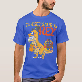 Kids Turkeysaurus Re Dab Turkey Dino Toddler Boys T-Shirt