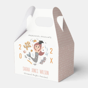 Kids Underwater Mermaid Preschool Graduation Party Favor Box